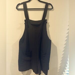 Shein Black Overalls/ Romper